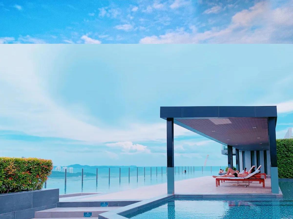 Great Location With Infinity Pool -Central Pattaya Lägenhet Exteriör bild