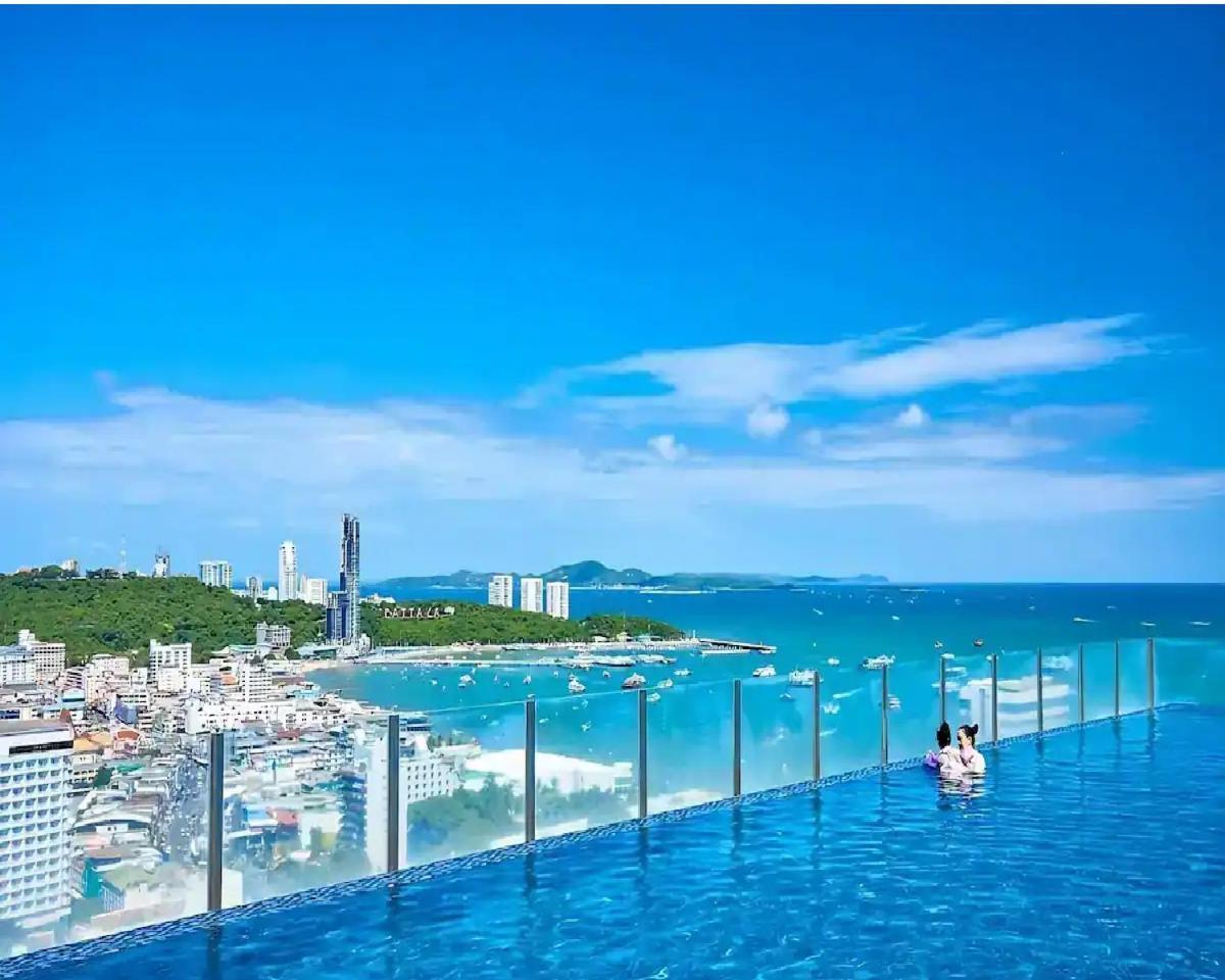 Great Location With Infinity Pool -Central Pattaya Lägenhet Exteriör bild